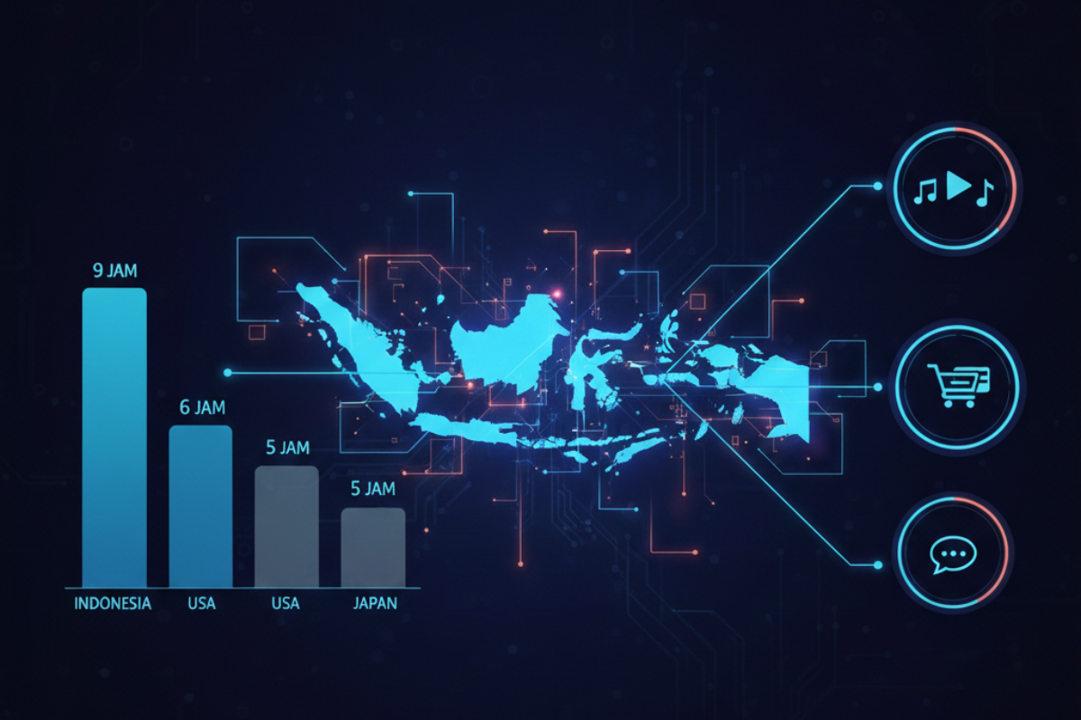 Juara Dunia! Netizen Indonesia Paling Betah Online Lewat HP Sepanjang 2025 - Codenesia
