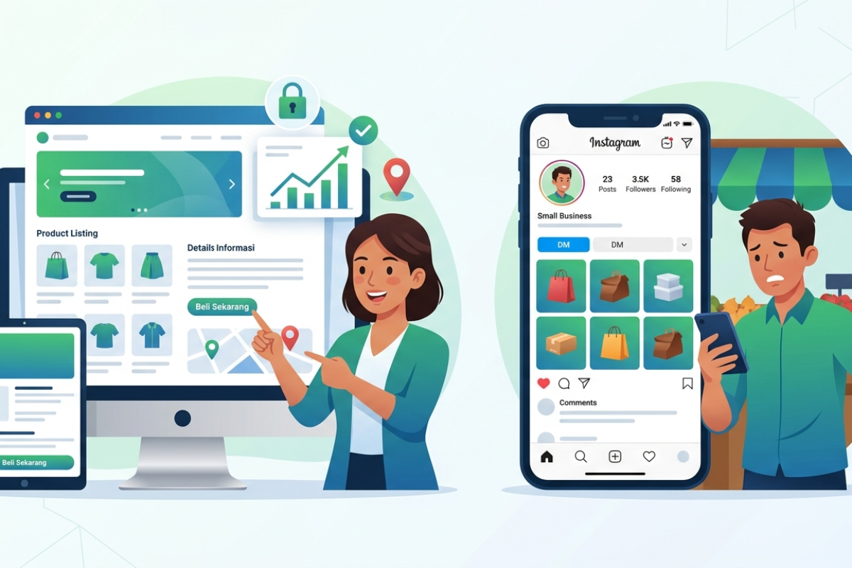 Website vs Instagram: Mana yang Lebih Efektif Meningkatkan Omzet UMKM hingga 80%? - Codenesia