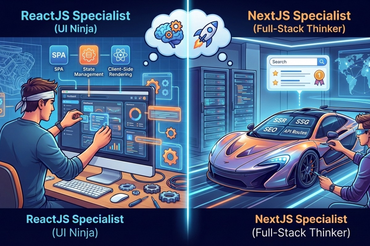 ReactJS vs NextJS: Mengungkap Rahasia Memilih Developer yang Tepat untuk Proyek Web! - Codenesia