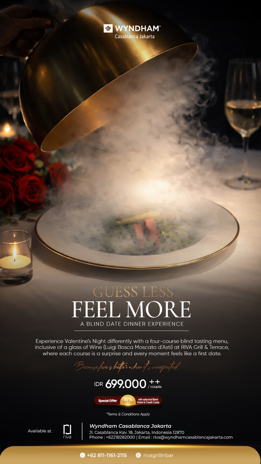 Pancaniaga Indoperkasa - Guess Less Feel More Blind Date Dinner Experience