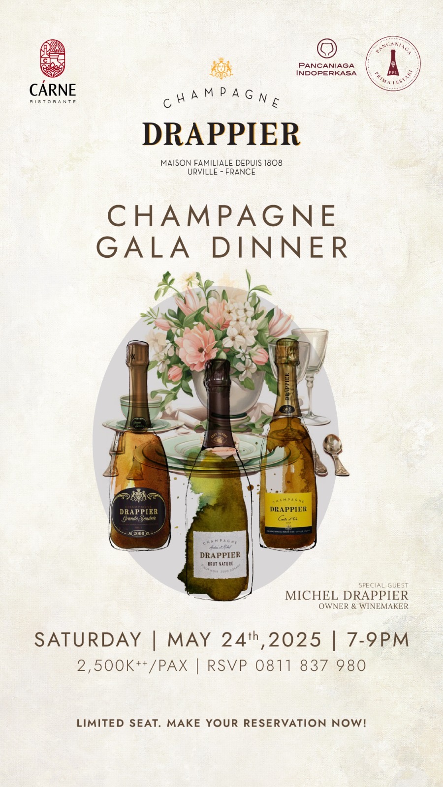 Pancaniaga Indoperkasa - CHAMPAGNE GALA DINNER