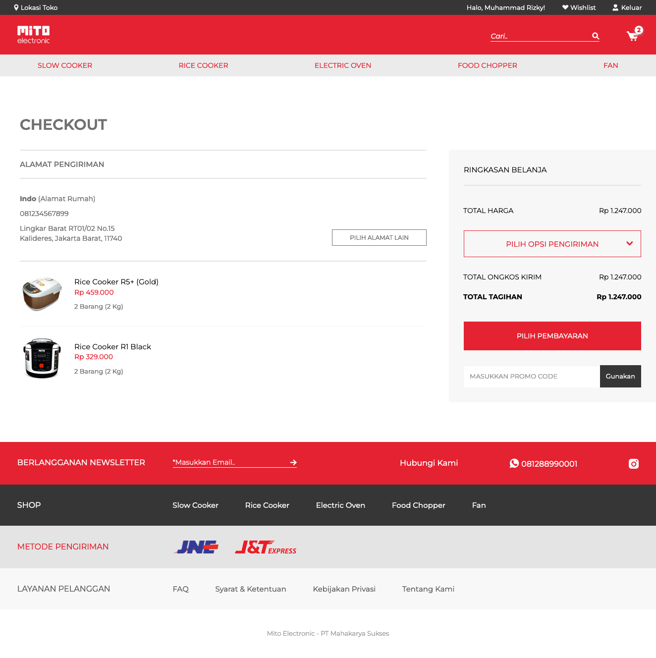 Mito Online Store - Halosis - Shopping Cart - Keranjang Belanja - Codenesia - Code Smart Play Hard