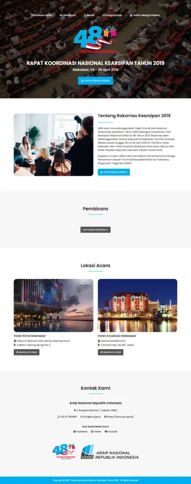 Rakornas Management System - Arsip Nasional Republik Indonesia (ANRI) - Arsip Nasional Republik Indonesia (ANRI) - Codenesia Rakornas Management System - Arsip Nasional Republik Indonesia (ANRI) - Arsip Nasional Republik Indonesia (ANRI) - Codenesia