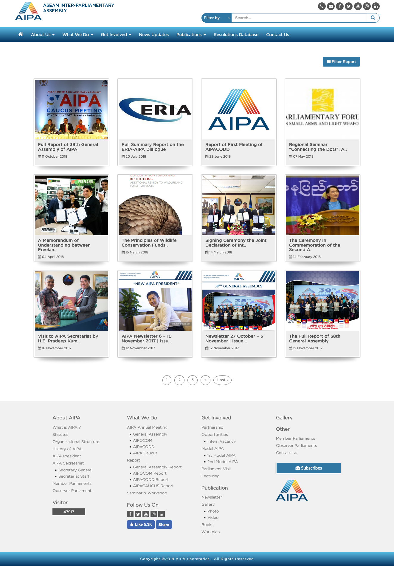 Website Organisasi - ASEAN Inter-Parliamentary Assembly (AIPA) - News - Berita - Codenesia - Code Smart Play Hard