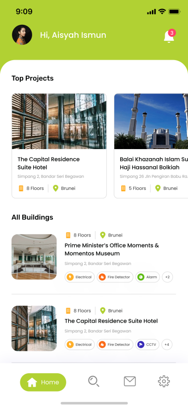Aplikasi Manajemen Gedung (Prototipe) - Eco Bumi Partners - Home - Codenesia