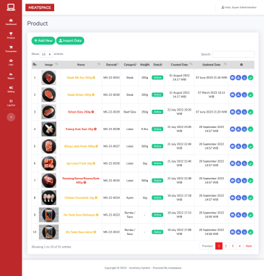 Sistem Manajemen Stok Barang - Meatspace - Product - Produk - Codenesia