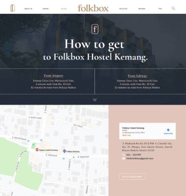 Website Profil Perusahaan - Folkbox - Contact - Codenesia