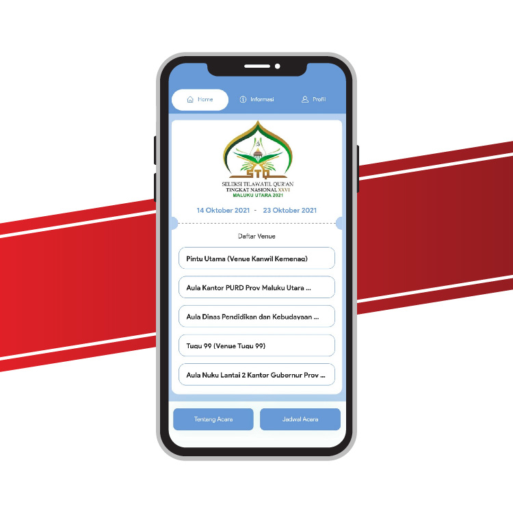 Event Management Apps of STQ Nasional 2021 - Kementerian Agama - Home - Beranda - Codenesia - Code Smart Play Hard
