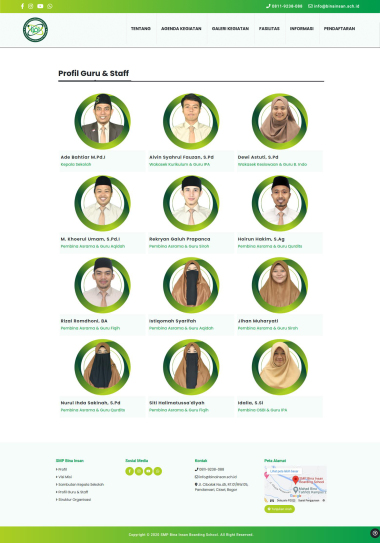 Website Sekolah - SMP Bina Insan Boarding School - Teacher/Staff - Guru/Staf - Codenesia