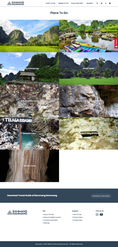 Pusat Informasi Turis - Rammang-Rammang - Place To Go - Tempat Wisata - Codenesia