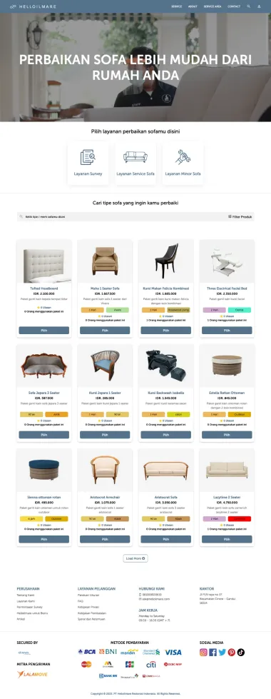 Sofa Refurbish Platform - Helloilmare - Helloilmare - Codenesia Sofa Refurbish Platform - Helloilmare - Helloilmare - Codenesia