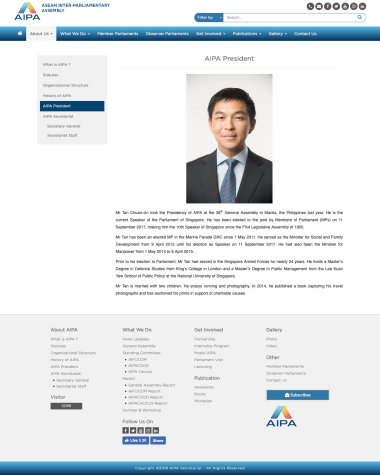 Website Organisasi - ASEAN Inter-Parliamentary Assembly (AIPA) - President - Presiden - Codenesia