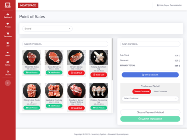 Sistem Manajemen Stok Barang - Meatspace - Point of Sales - Codenesia