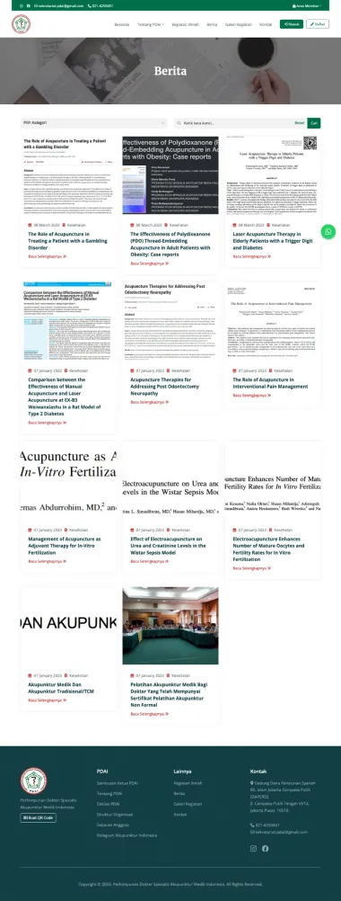 Organization Website - Perhimpunan Dokter Spesialis Akupunktur Medik Indonesia Organization (PDAI) - Perhimpunan Dokter Spesialis Akupunktur Medik Indonesia Organization (PDAI) - Codenesia Organization Website - Perhimpunan Dokter Spesialis Akupunktur Medik Indonesia Organization (PDAI) - Perhimpunan Dokter Spesialis Akupunktur Medik Indonesia Organization (PDAI) - Codenesia