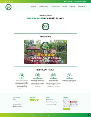 School Website - SMP Bina Insan Boarding School - SMP Bina Insan Boarding School - Codenesia