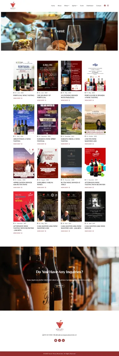 Company Profile Website - Varuni Panca Beverindo - Varuni Panca Beverindo - Codenesia