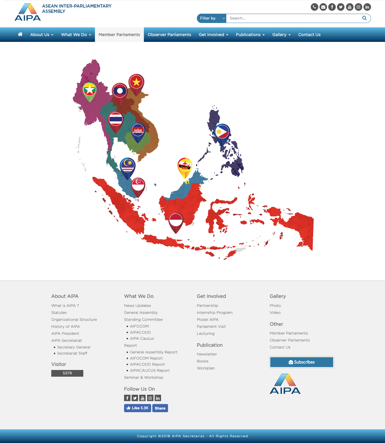 Organization Website - ASEAN Inter-Parliamentary Assembly (AIPA) - Member Parliaments - Anggota Parlemen - Codenesia - Code Smart Play Hard