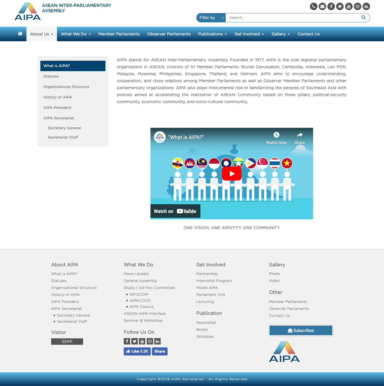 Organization Website - ASEAN Inter-Parliamentary Assembly (AIPA) - What is AIPA - Apa Itu AIPA - Codenesia - Code Smart Play Hard