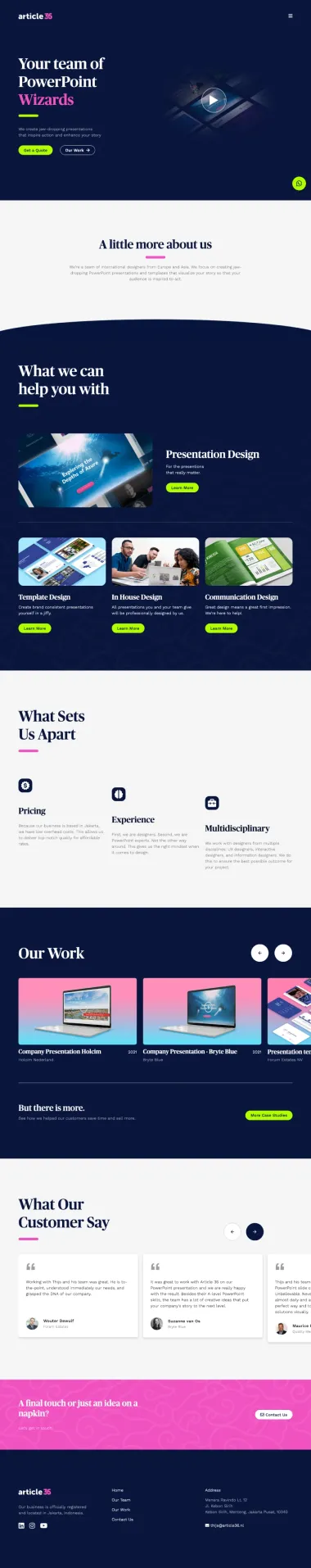 Company Profile Website - Article 36 - Article 36 - Codenesia Company Profile Website - Article 36 - Article 36 - Codenesia