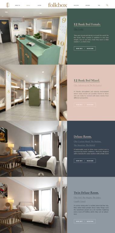Website Profil Perusahaan - Folkbox - Rooms - Codenesia