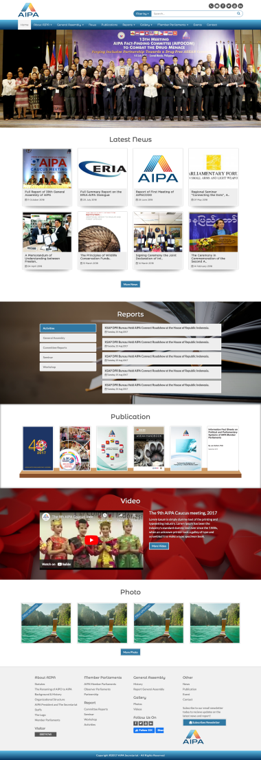 Website Organisasi - ASEAN Inter-Parliamentary Assembly (AIPA) - Home - Beranda - Codenesia