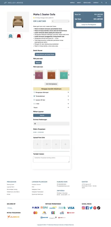 Sofa Refurbish Platform - Helloilmare - Helloilmare - Codenesia Sofa Refurbish Platform - Helloilmare - Helloilmare - Codenesia