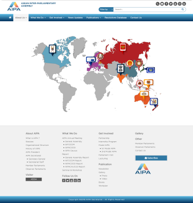 Website Organisasi - ASEAN Inter-Parliamentary Assembly (AIPA) - Observer Member Parliaments - Anggota Pengawas Parlemen - Codenesia