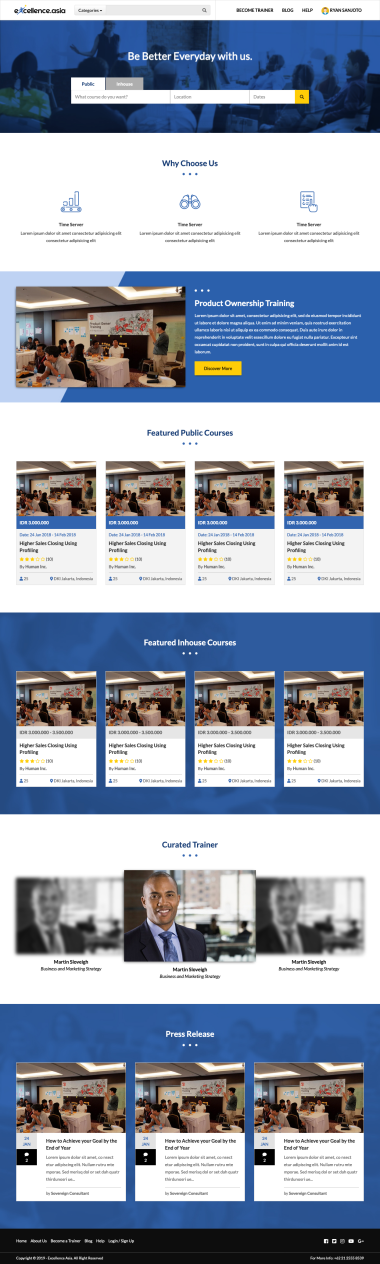 Platform Pelatihan Pekerja Profesional - Excellence Asia - Home - Beranda - Codenesia